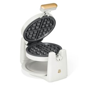 Rotating Belgian Waffle Maker, White Icing by Drew Barrymore Rotating Belgian Waffle Maker, White Icing by Drew Barrymore